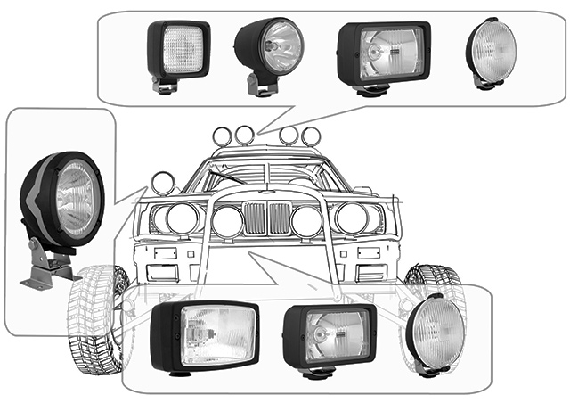 Система освещения трактора — разновидности фар, светодиодные