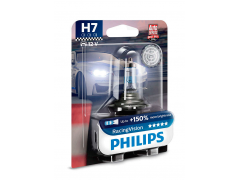 Галогеновая лампа Philips H7 12972RVB1 Racing Vision +150%