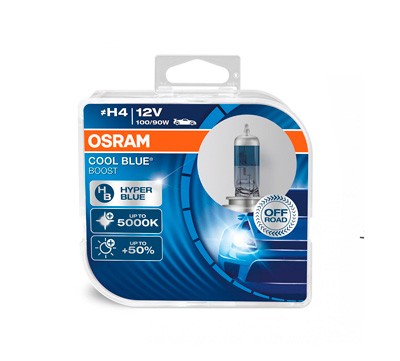 Набор галогеновых ламп OSRAM H4 62193CBB-HCB Cool Blue Boost