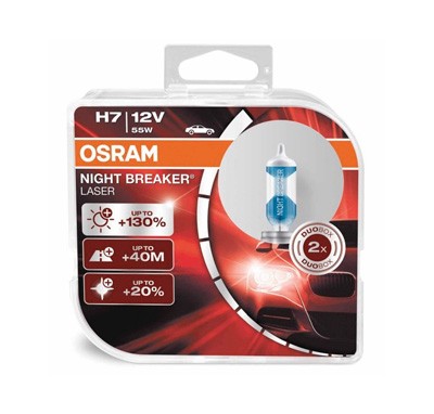 Набор галогеновых ламп OSRAM H7 64210NL-HCB Night Breaker Laser