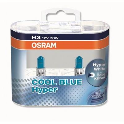 Набор галогеновых ламп Osram H3 62151CBH Cool Blue Hyper 5000K