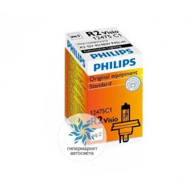 Галогеновая лампа Philips HR2 12V 45/40W (P45t) Visio 12475C1