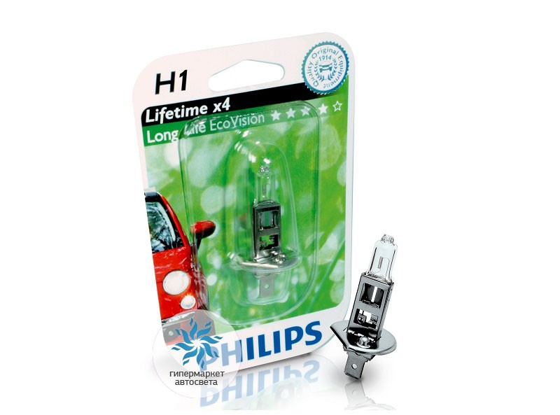 Long life лампа. Лампа h-1 12v 55w Philips long Life Ecovision 2шт. 12258llecob1 Philips. Автолампа h1 12v 55w (p14.5s) long Life Eco (блистер) 12258llecob1 Philips. Филипс h1 блистер.