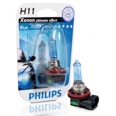 Галогеновая лампа Philips H11 12362BVUB1 Blue Vision Ultra