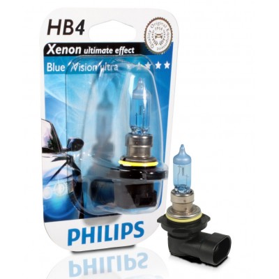 Галогеновая лампа Philips HB4 9006BVUB1 BlueVision Ultra