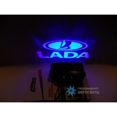 Проектор на бампер с логотипом Lada