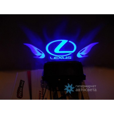 Проектор на бампер с логотипом Lexus