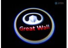Подсветка дверей автомобиля: проекция логотипа Great Wall