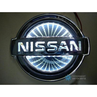 Шильдик с LED-подсветкой для Ниссан (Nissan)