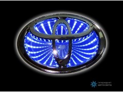 Шильдик с LED-подсветкой для Тойота (Toyota)