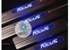 Накладки на пороги с подсветкой Ford Focus