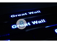 Накладки на пороги с подсветкой Great Wall