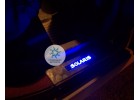 Накладки на пороги с подсветкой Hyundai Solaris