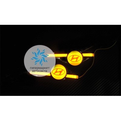 Светодиодный поворотник с логотипом Hyundai